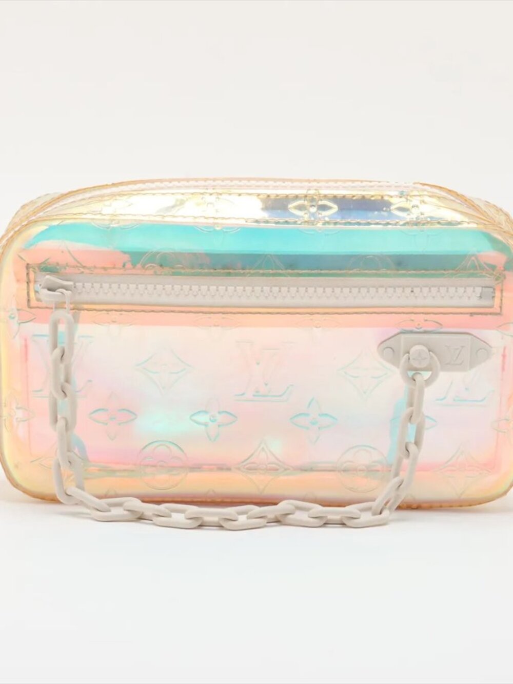 LV Virgil Abloh Limited Holographic Wristlet O46 MOG